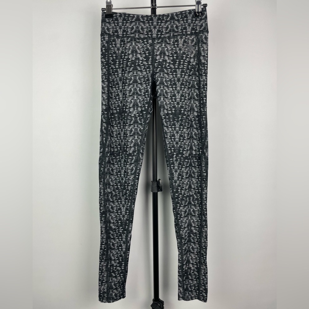 The North Face Women’s Black Gray Abstract Print High-Rise‎ Tight Leggings